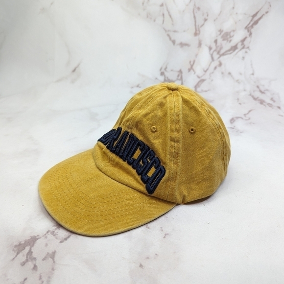 San Francisco Hat Yellow Dad Embroidered Strapback Cap Baseball Unisex City Wear - Picture 4 of 8